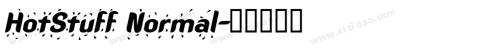 HotStuff Normal字体转换